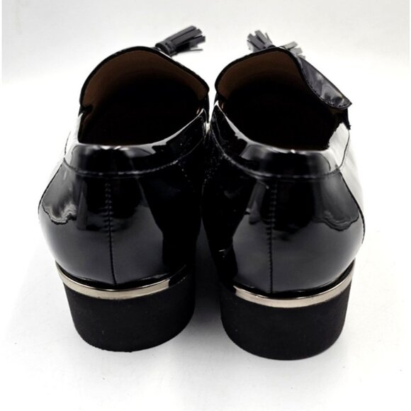 FrancoSarto Women's Carolynn Wide [ Black ] Slip Ons - F1177S1001 Size 10 - Picture 5 of 7